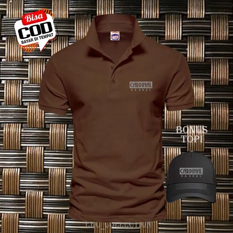 BARU ....!!! Kaos Polo Distro Lengan pendek > Polo Shirt Distro Cardinal Casual Blog Text Silver > Bonus Topi > Baju Kaos Pria Dan Wanita Premium Quality 2