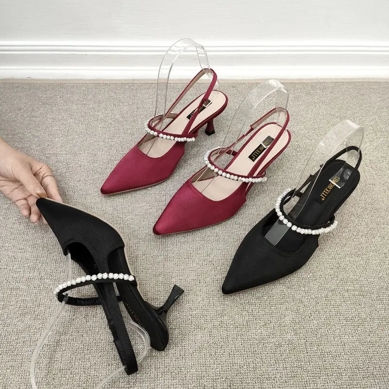 Simoncelli Sepatu Heels Wanita 5 Cm | Wedding Shoes | High Heels | Heels Tali Belakang 683-1 6