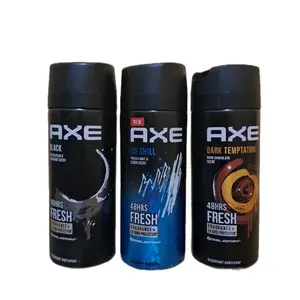 AXE Deodorant Body Spray 135ml - Pilihan Aroma Dark Temptation, Gold Temptation, Apollo, dan Black - Perlindungan 48 Jam Segar