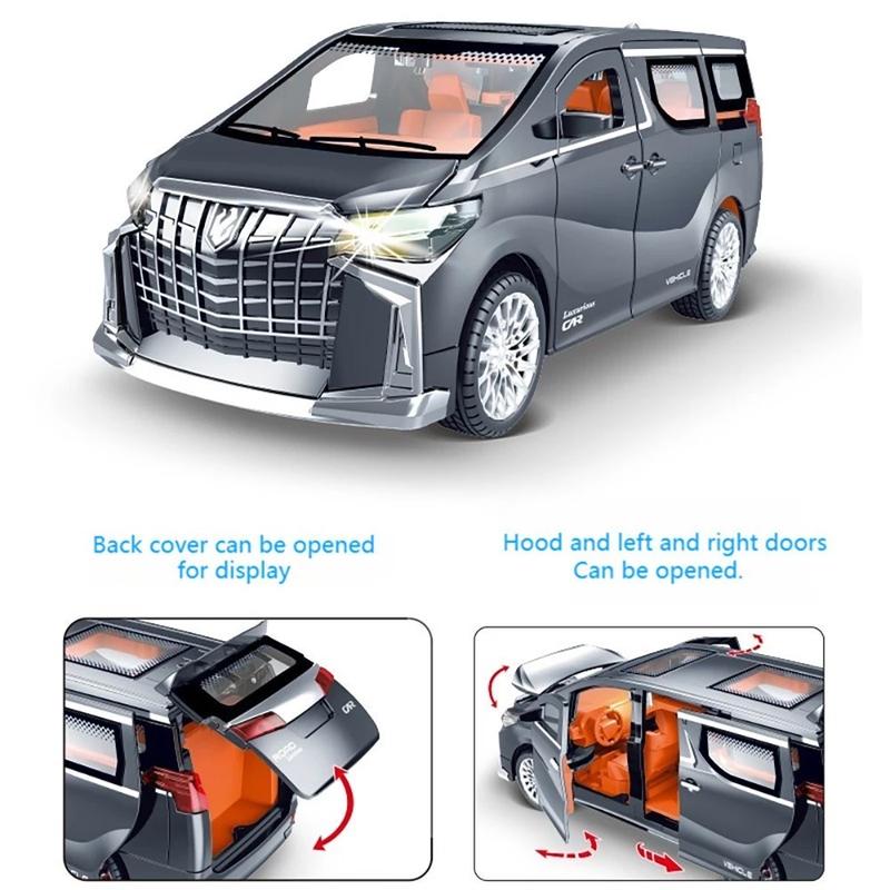 Kubaby Mobil Alphard Mainan Mobil Bisnis / Mobil Mobilan Mainan Anak / Ambulans / Mobil Polisi Off-Road / Mobil Simulasi Kota / 3