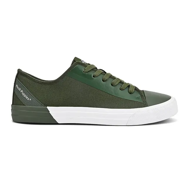 Hush Puppies Sneaker Pria Connor Dell Olive