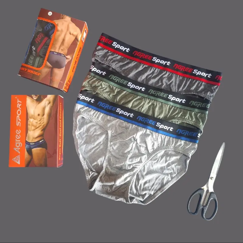 Celana Dalam pria dewasa  AgreeSport, 1 dus isi 3pcs warna berbeda 0