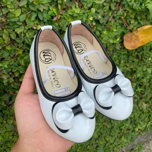 Ravicoshoes Sepatu anak perempuan usia 1 tahun sampai 8 tahun ukuran 22-35 Model Korea Pita