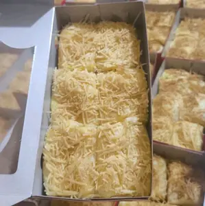 Cream cheese pastry isi 6-bolen kulit pastry isi krim keju topping keju