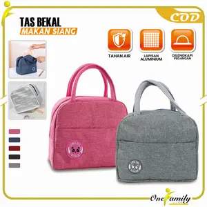 [COD] OFM T56 Tas Bekal Travel Bag 2 Lapis Tempat Penyimpanan Makanan