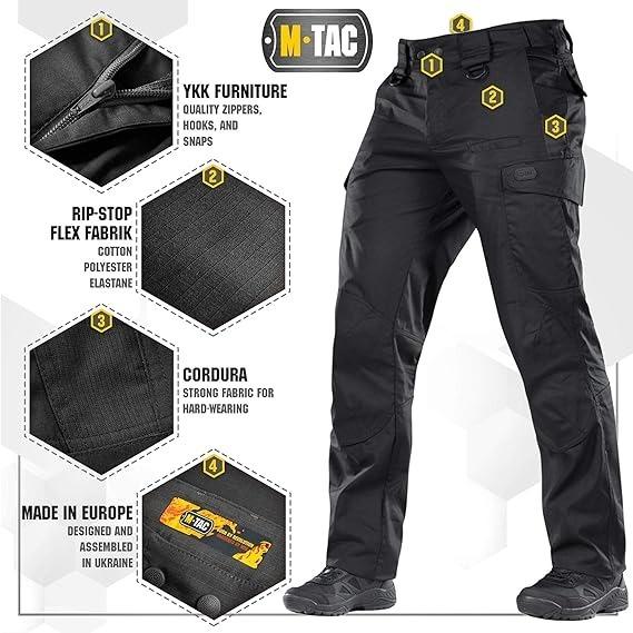 Celana Panjang Polos Mtac Premium / Celana Katun Pria / Celana Kerja / Celana joger Hitam 3