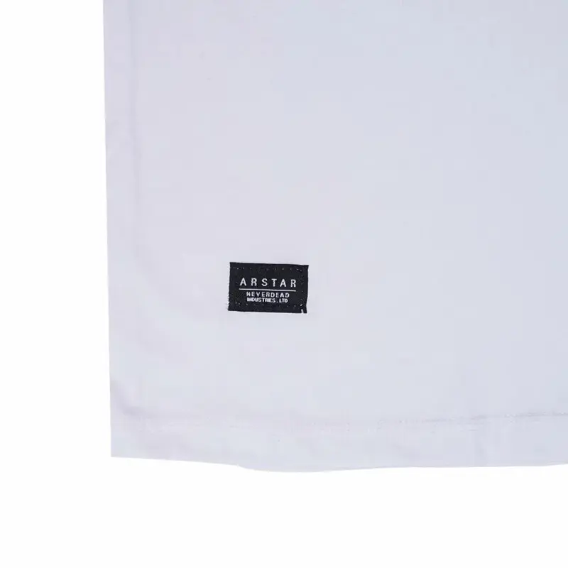 Ar Star T-Shirt Putih - Ar Star Baju Putih Unisex Kaos Pria Distro Katun Combed 24s Lengan pendek 3