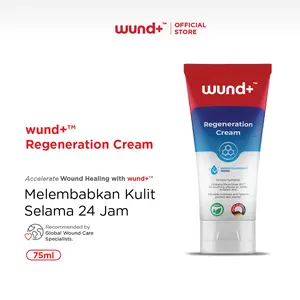 wund+ Regeneration Cream - Pelembab Moisturizer Kulit Kering, Sensitif, Eksim, Psoriasis 75gr