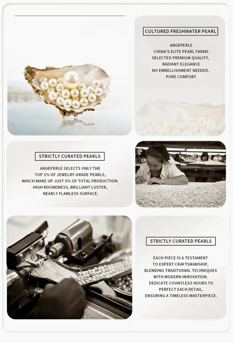 Product Introduction of ANGEPERLE Alloy Freshwater Pearl Open Ring 6-7mm (TSXY034) 4