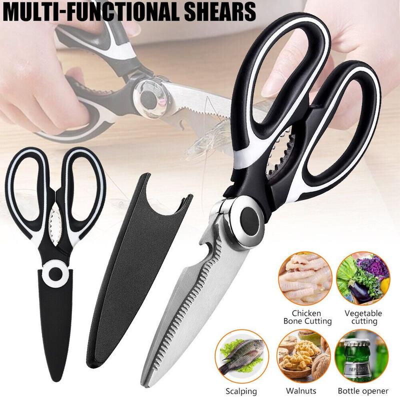 Bundle of 2【SG stock】5 in1 Multi Purpose Kitchen Scissors Ultra Sharp ...