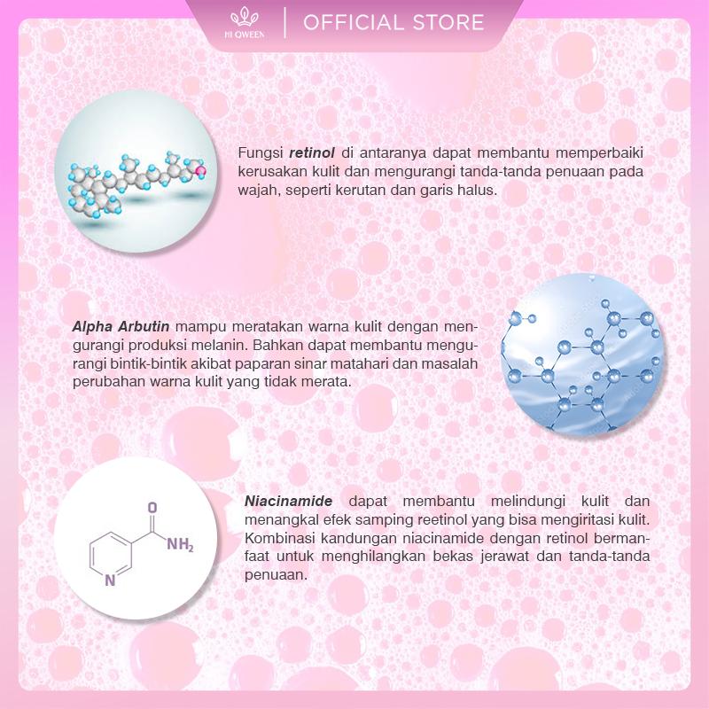 HIQWEEN RETINOL BRIGHTENING SOAP Face Facial Wash Sabun Cuci Muka Badan Retinol Memutihkan Arbutin Kotoran Membersihkan Mencerahkan Wajah Hitam 1