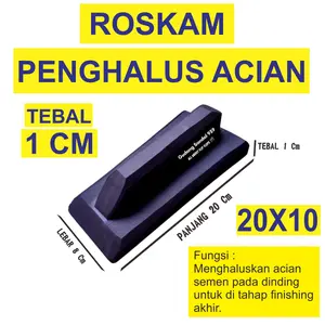 ROSKAM KARET SPON ATI / BUSA ATI TEBAL 1 CM UKURAN 20 X 10 CM GOSOKAN PENGHALUS ACIAN DINDING TEMBOK SEMEN