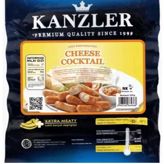 KANZLER CHEESE COCKTAIL 500gr #frozenfood 0