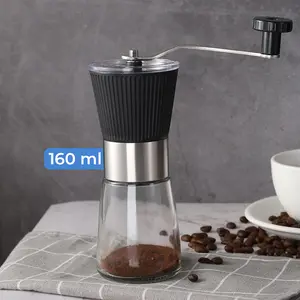REZKI MALL- Homadise Alat Penggiling Kopi Manual Coffee Grinder 160ml - CF012