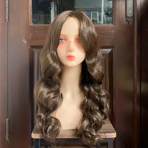 NEW ARRIVAL' Full Wig Lace Mono Nunkot Model Madonna Medium Hair Panjang 70 CM Dengan Synthetic Fiber Impor Premium
