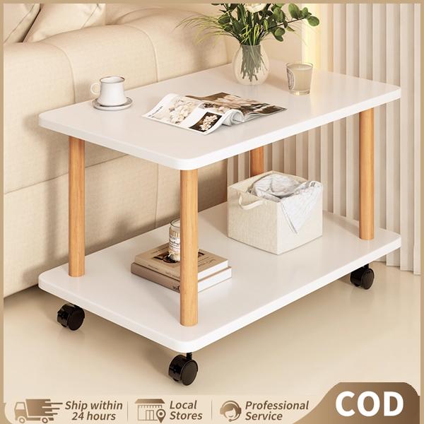 Bàn cà phê phòng khách văn phòng khung kim loại chân Bàn Cạnh Sofa Bàn Trà Bàn Sofa Kết Hợp Kệ Đa Năng bàn phòng khách Kệ Đầu Giường