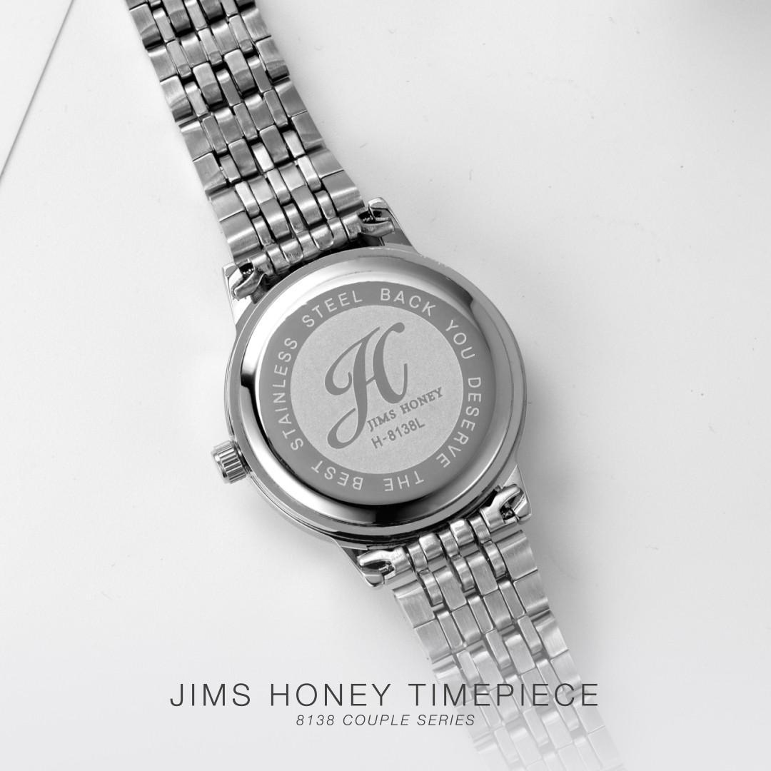 JIMS HONEY JAM TANGAN COUPLE JT 8138 (FREE BOX KAYU + BATERAI)