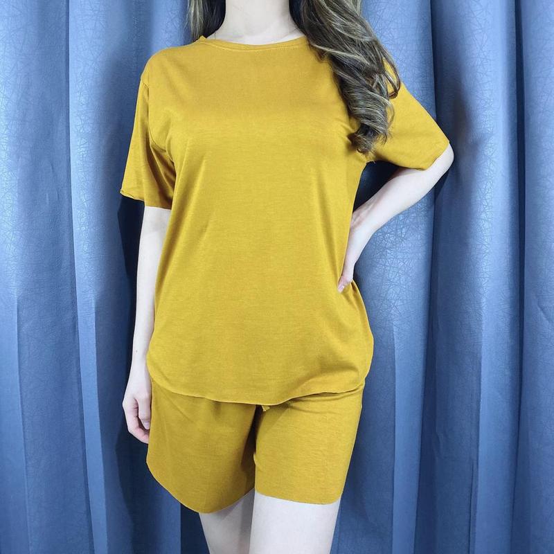 Setelan Baju Wanita Oneck Oversize One set 889 1