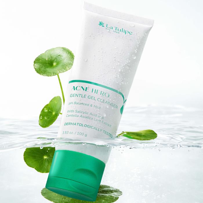 Gambar La Tulipe Acne Hero Gentle Gel Cleanser - Sabun Wajah dari La Tulipe 1980 Kota Surabaya Tokopedia