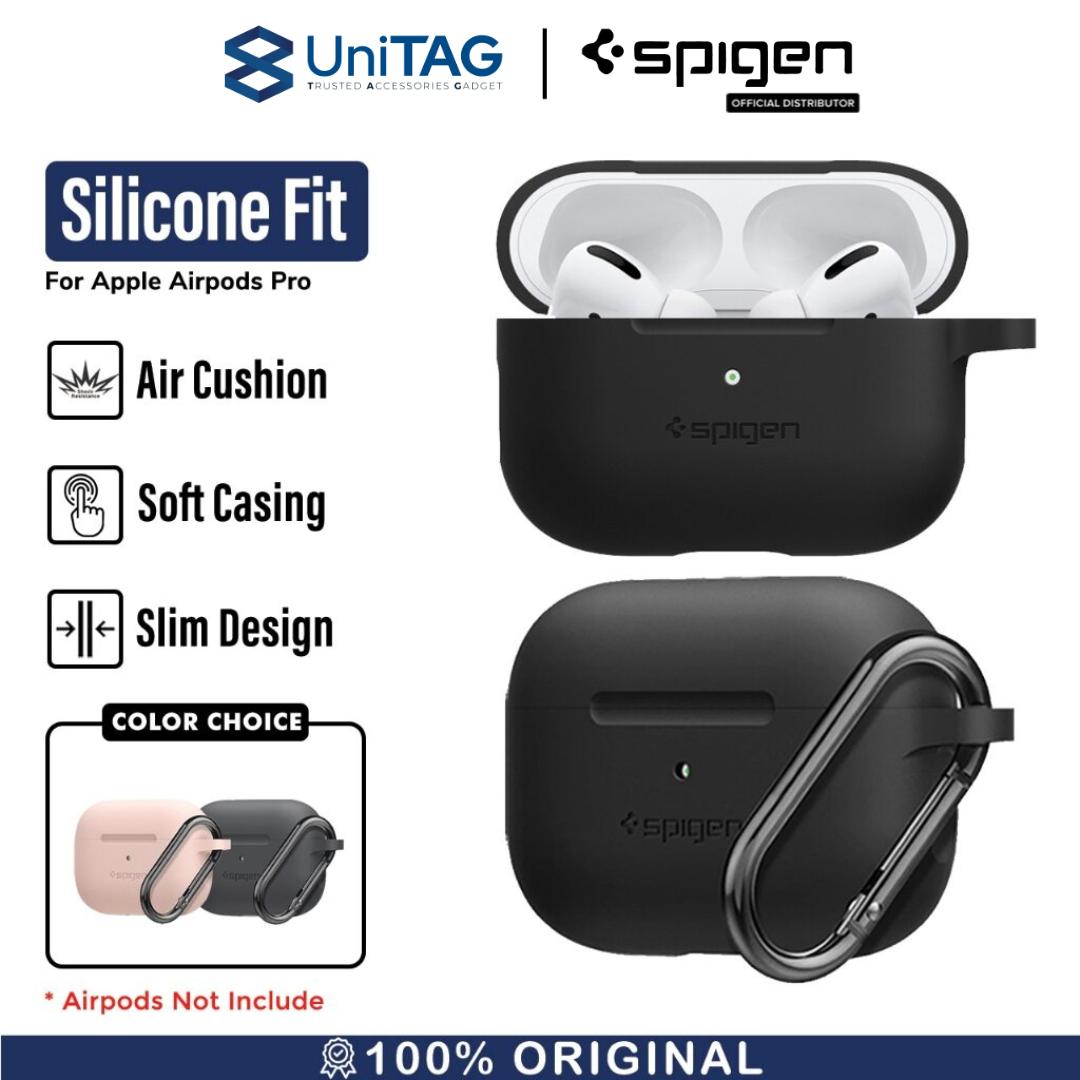 Case Airpods Pro Spigen Silicone Fit Cover Softcase Premium Casing