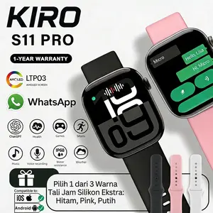 KIRO Watch S11 Pro Wireless charging Smart WATCH S11 Pro for iPhone Watch Smartwatch Olahraga dengan Layar HD 2.08" IP67 Waterproof Bluetooth Android iOS Anti-Carsickness 1000+ Faces