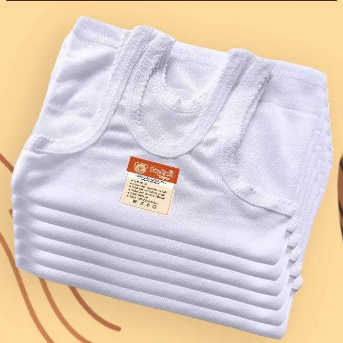 LIBBY VELVET JUNIOR Singlet / Kaos Dalam Bayi / Baby| Baju Bayi / Perlengkapan Bayi Baru Lahir 5