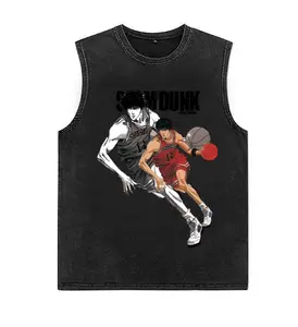 Desain unik, rompi hitam bergaya vintage, atasan tanpa lengan dari katun murni, gaya Hong Kong yang stylish, cocok untuk dipakai sebagai luaran maupun sebagai lapisan dalam, rompi olahraga untuk pria dan wanita.
