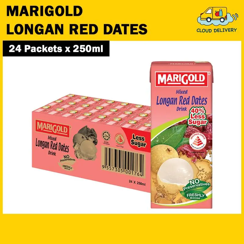 Marigold Asian Drink (24 x 250ml) - Longan Red Date