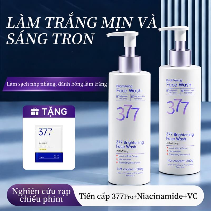【Đơn từ 118K tặng mặt nạ 377】SOCUS Sữa Rửa Mặt 377 – Làm Sáng Da, Mờ Thâm, Kiểm Soát Dầu