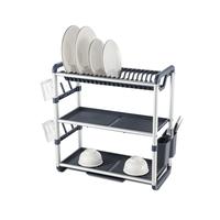 Gambar Informa Troy Rak Piring 3 Tingkat - Abu-Abu Rak Dapur Tempat Piring Tempat Penyimpanan Piring Dish Rack Rak Penyimpanan Dapur dari Informa Indonesia Kota Administrasi Jakarta Utara 2 Tokopedia