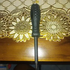 ALLEFIX Obeng Tespen Plus Dan Minus 165MM Alat Penguji Tegangan Listrik dengan Lampu Hijau dan Pengoperasian Kecerahan Tinggi - 6765