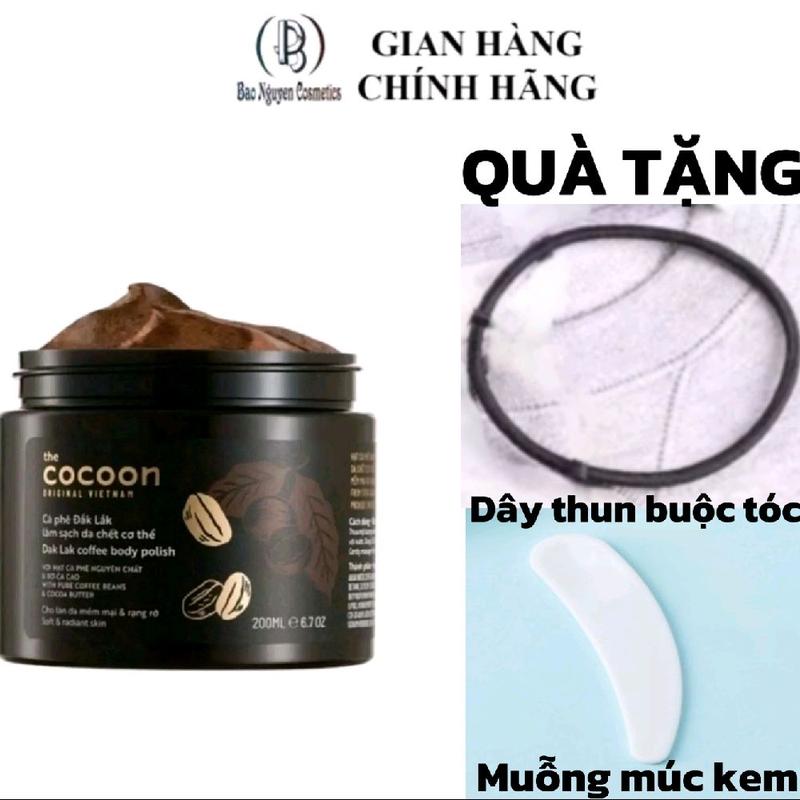 Chính Hãng Tẩy Tế Bào Chết Cocoon Cà Phê Đắk Lắk Cho Body 200ml làm sáng và mịn da Nữ Dưỡng Da Body Women Dưỡng Body