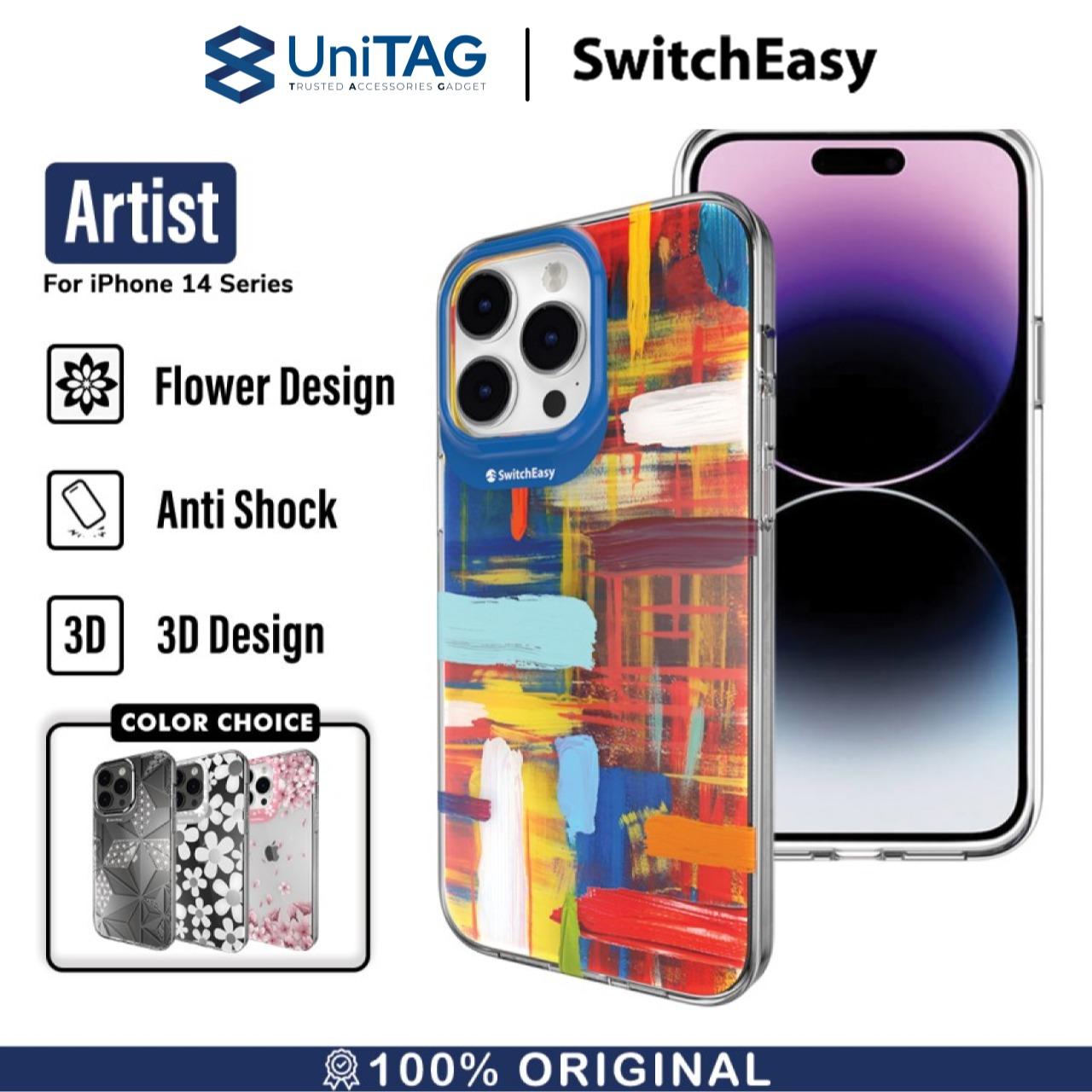 Case iPhone 14 Pro Max Plus SwitchEasy Artist 3D Inmold Motif Casing