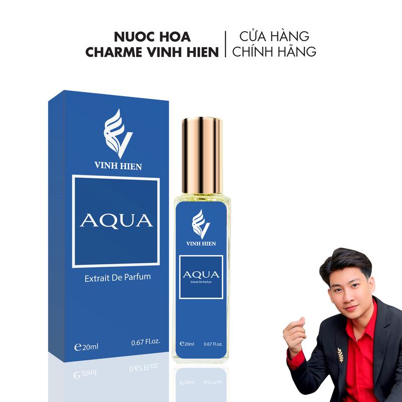  Nước Hoa Nam AQUA 20ML   Extrait De Parfum   - V VINH HIEN - xịt thơm cosmetic 