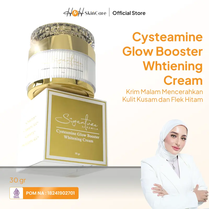 Signature by Kamila - Cysteamine Glow Booster Whitening Cream - Cysteamine Cream untuk Flek Hitam 0