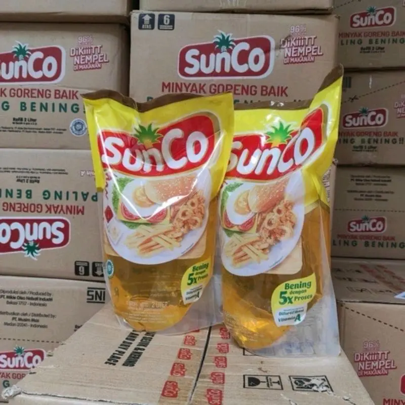 JATIM SUNCO 2  Liter Jatim minyak goreng Paling Jernih dan Sehat Masakan Oil 2