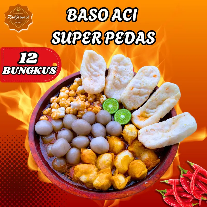 BASO ACI 12 PCS KEMASAN PREMIUM Food Instan - Shop | Tokopedia