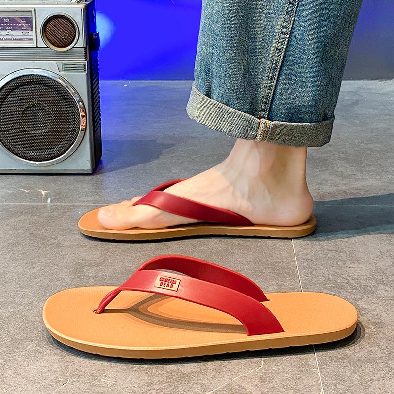 IEAGO Original Men At Home Outdoor Beach Flip Flops Casual Flat Bottom EVA  Slippers Soft Sole Sliders 4