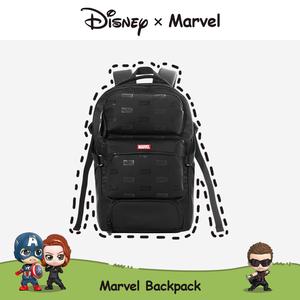 Beg galas perniagaan ringan, reka bentuk Marvel, dengan penutup buku nota, kalis air, beg komputer, pelbagai fungsi, sesuai untuk perjalanan, diperbuat daripada kulit, warna hitam, [COD]