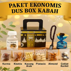 PAKET OLEH OLEH HAJI DAN UMROH DUS BOX KABBAH PER 1 PCS