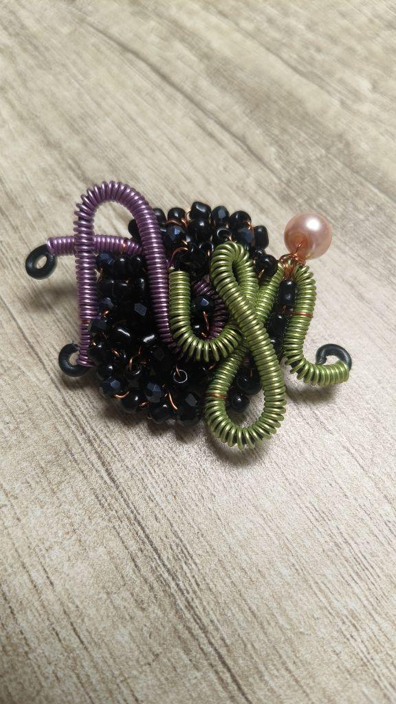 Exobrooch Custom Name Brooch | Wirebrooch | Bros Nama Custom | Handmade