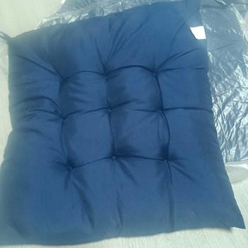 Product Review of MLADEN Furniture  Chair Cushion Pad with Tie Rope Solid Color Square Home Office Dining Room Furniture Chair Cushions Non Slip Seat  Cover Thicker Sofa Pillow Chairpad Square Dining Padding from A**N 1