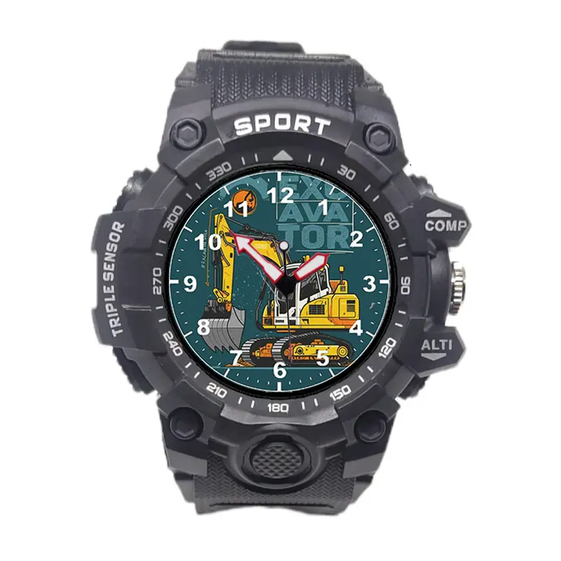 Jam tangan anak laki laki truk excavator keren terbaru 0