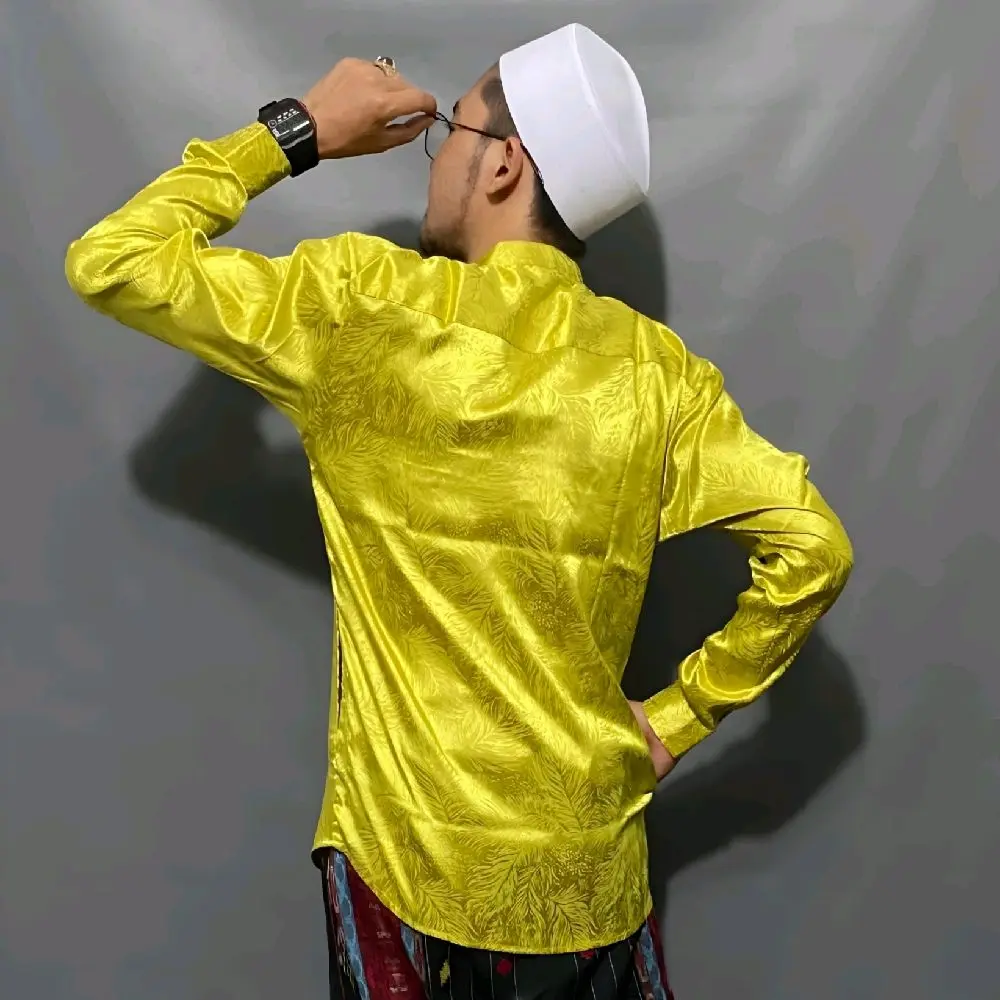 [COD] Zc Baju Pria Slimfit Jaguar Motif Roma (Baca Dulu Deskripsi Nya Biar Kaga Kekecilan) Tangan Panjang Nyaman Muslim Dewasa