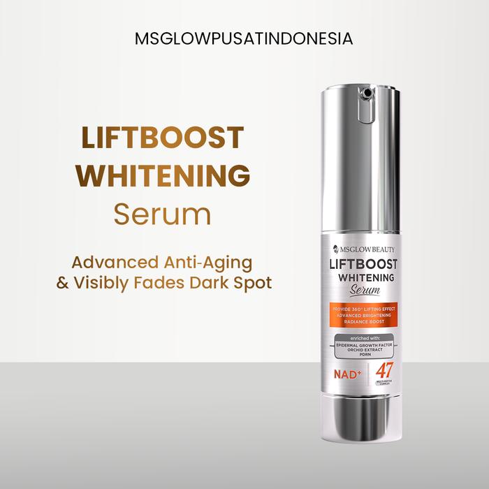 Gambar MS GLOW - LIFTBOOST WHITENING SERUM  - MENGENCANGKAN DAN SAMARKAN PORI dari Msglowbeauty.indonesia Kota Tangerang Tokopedia