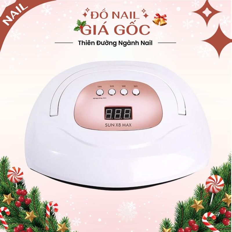  Máy hơ gel Sun X8 Max 150W 57 bóng -  Máy hơ khô móng nail cao cấp cho ngành nail  BH 1 tháng  