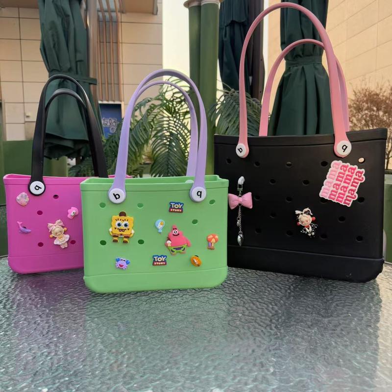 W W.Q.C BEACH BAG EVA MATERIAL NEWEST BAG HANDY STYLE VERSION OF BAG DURABLE  GOOD QUALITY RUBBER MATERIAL WATERPROF EVA BEACH BAG