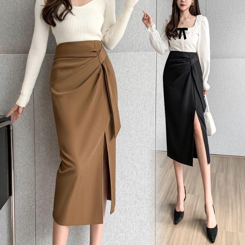 Product Introduction of KHARIZKA - Tamara Midi skirt Rok Style Korea Rok Casual Flowy Rok Wanita Korean look Korean Skirt Remaja Dewasa Pesta 2
