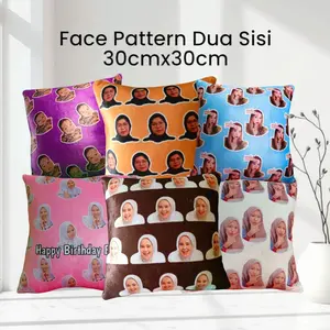 Bantal Foto Ukuran 30x30 (Face Pattren)/Bisa 2Sisi