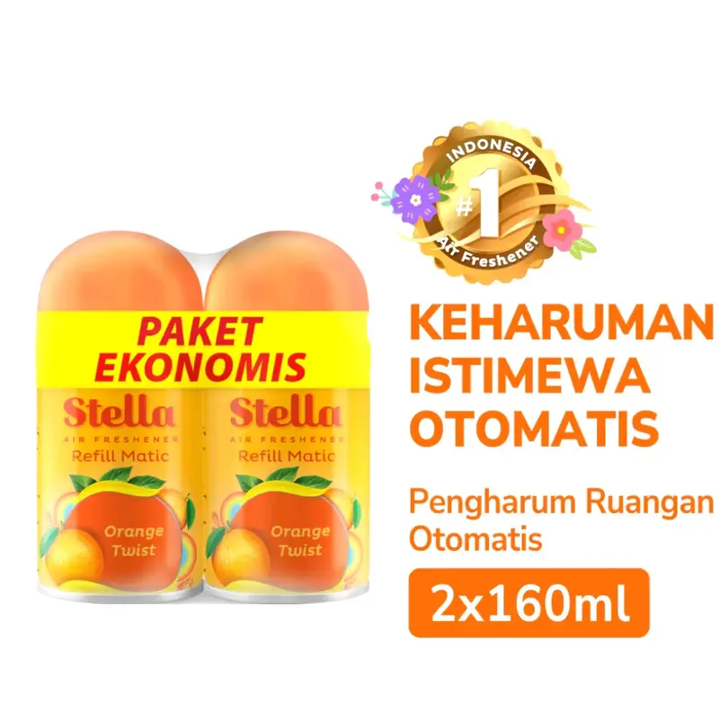 (ISI 2) STELLA REFILL MATIC PAKET HEMAT KEMASAN BARU (PAKET MULTIPACK) 7